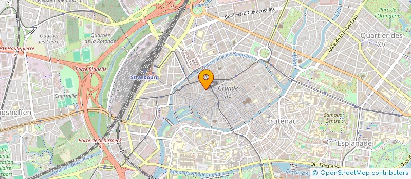 localisation de l'entreprise MONSIEUR LUCAS MATAGNE  STRASBOURG
