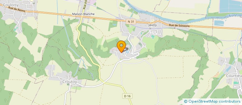 localisation de l'entreprise MONSIEUR LUCAS MATIN  JAULZY