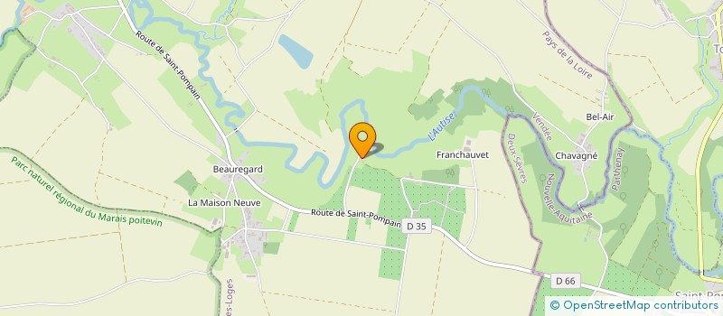 localisation de l'entreprise MONSIEUR LUCAS MAUPEU  FAYMOREAU