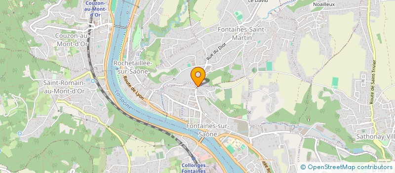 localisation de l'entreprise MONSIEUR LUCAS MELONI  FONTAINES-SUR-SAONE