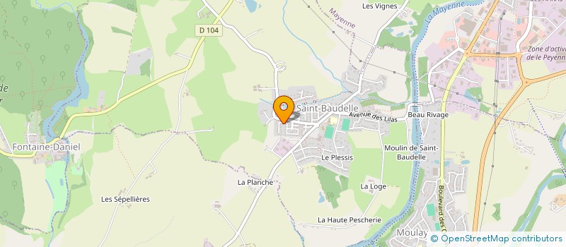 localisation de l'entreprise MONSIEUR LUCAS MENE  MAYENNE