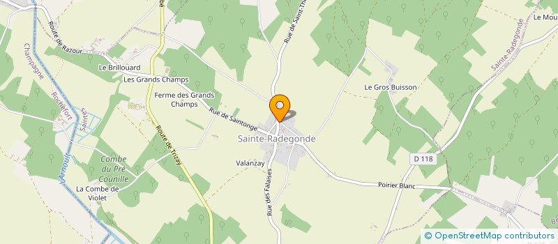 localisation de l'entreprise MONSIEUR LUCAS MENSAC  SAINTE-RADEGONDE