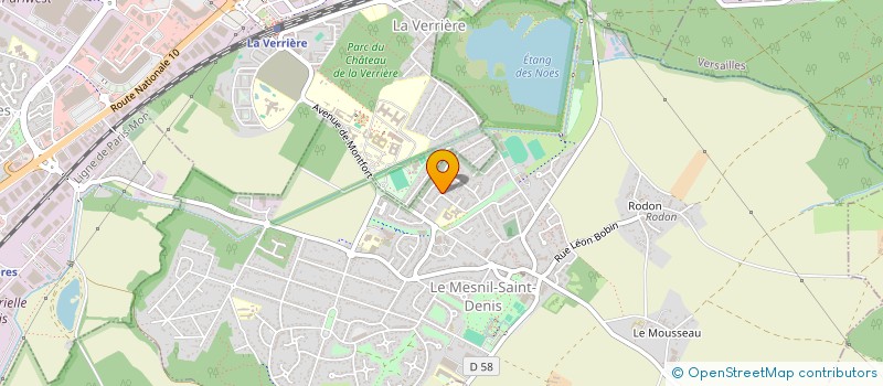 localisation de l'entreprise MONSIEUR LUCAS MERCIER  LE MESNIL-SAINT-DENIS