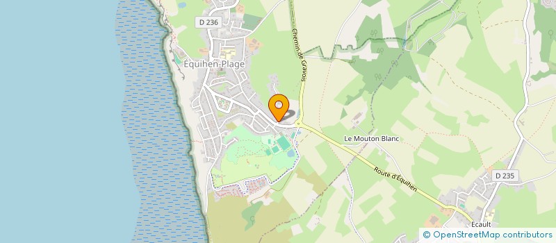 localisation de l'entreprise MONSIEUR LUCAS MERLIN  EQUIHEN-PLAGE