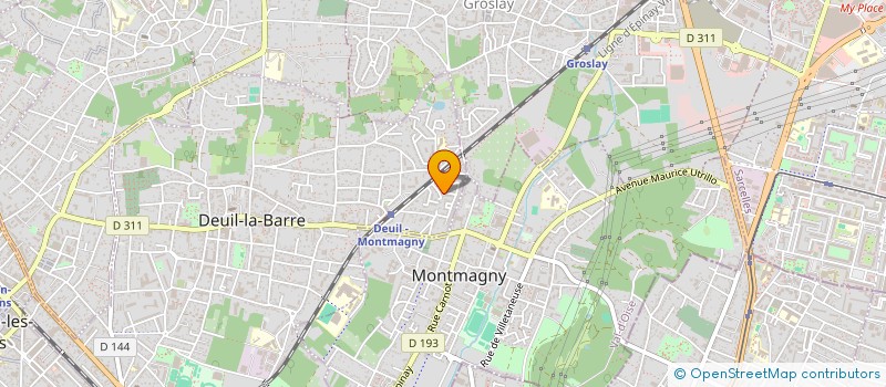 localisation de l'entreprise MONSIEUR LUCAS MERY  DEUIL-LA-BARRE