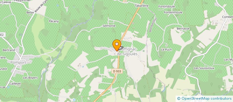 localisation de l'entreprise MONSIEUR LUCAS MESCLOP  ROUFFIGNAC-DE-SIGOULES