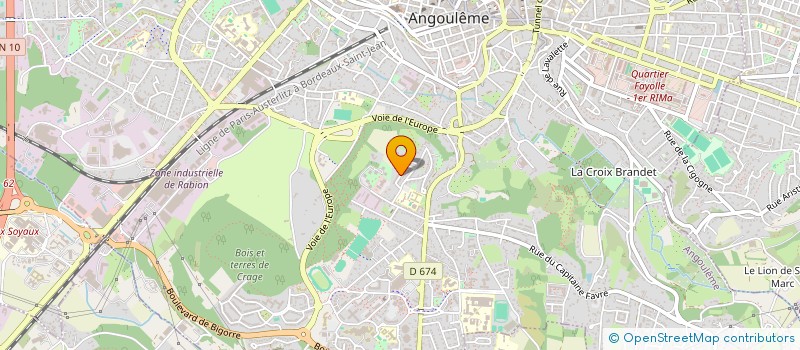 localisation de l'entreprise MONSIEUR LUCAS METHE à ANGOULEME