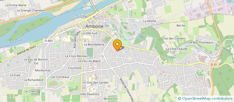 localisation de l'entreprise MONSIEUR LUCAS MEUSNIER  AMBOISE