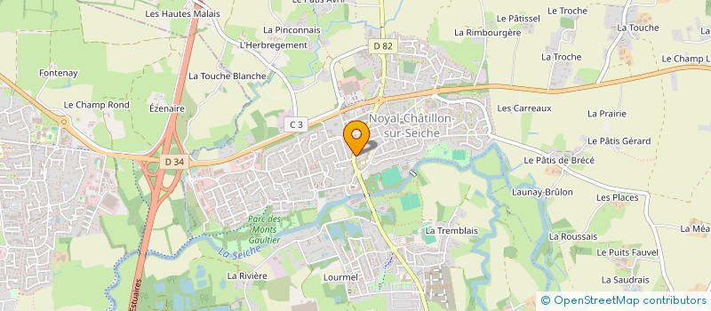 localisation de l'entreprise MONSIEUR LUCAS MEZENGE  NOYAL-CHATILLON-SUR-SEICHE