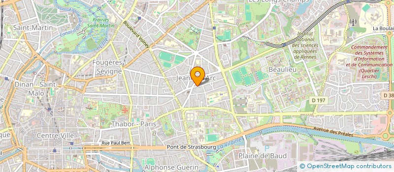 localisation de l'entreprise MONSIEUR LUCAS MICHARDIERE  RENNES