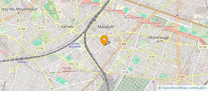 localisation de l'entreprise MONSIEUR LUCAS MICHEL  MALAKOFF