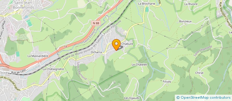 localisation de l'entreprise MONSIEUR LUCAS MILIANO  SAINT-CHAMOND