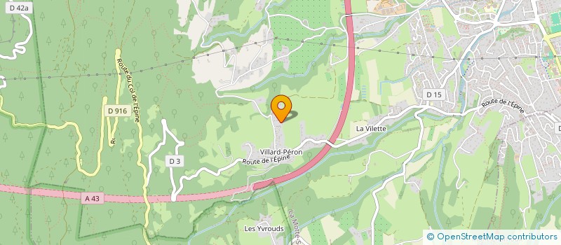 localisation de l'entreprise MONSIEUR LUCAS MILLON  LA MOTTE-SERVOLEX