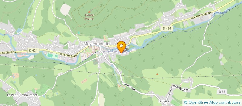 localisation de l'entreprise MONSIEUR LUCAS MOISSETTE  MOYENMOUTIER