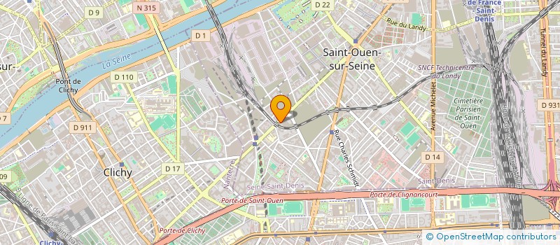 localisation de l'entreprise MONSIEUR LUCAS MOISSONNIER à SAINT-OUEN-SUR-SEINE