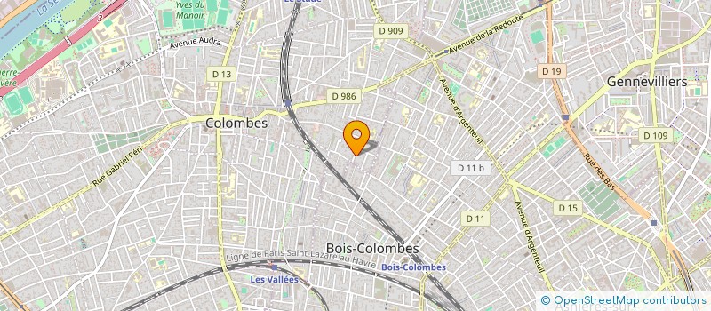 localisation de l'entreprise MONSIEUR LUCAS MOLIERE à COLOMBES