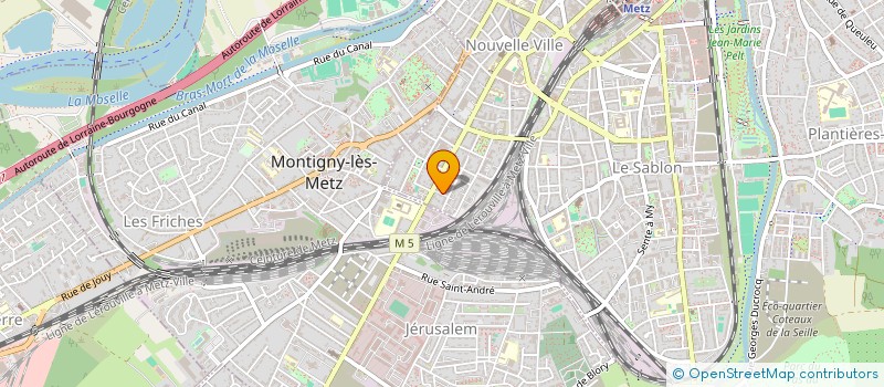 localisation de l'entreprise MONSIEUR LUCAS MOLINA  METZ