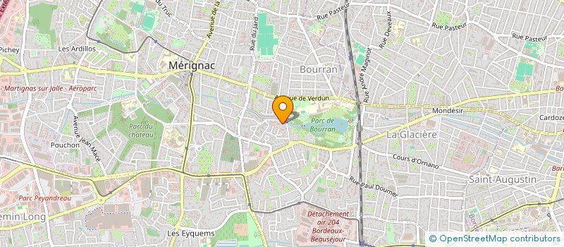 localisation de l'entreprise MONSIEUR LUCAS MOMBEREAU  MERIGNAC