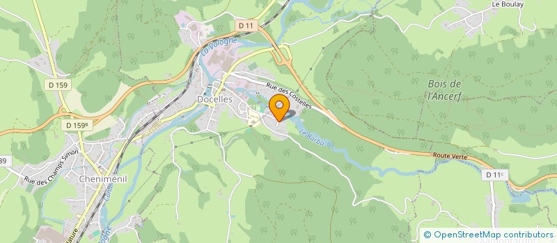 localisation de l'entreprise MONSIEUR LUCAS MON  DOCELLES