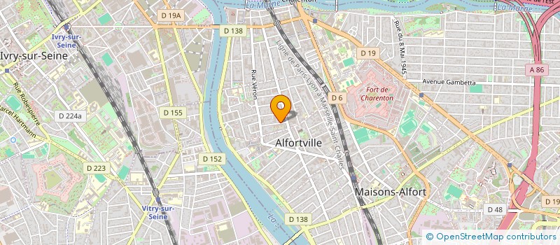 localisation de l'entreprise MONSIEUR LUCAS MONGIE  ALFORTVILLE