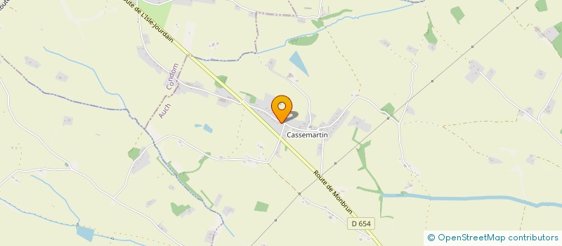 localisation de l'entreprise MONSIEUR LUCAS MONTAGNE  L'ISLE-JOURDAIN