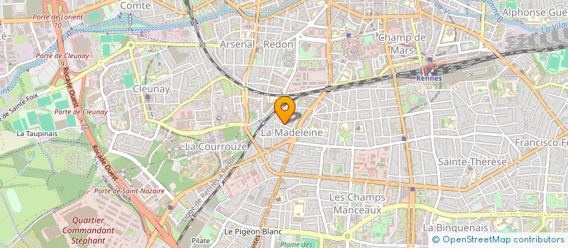 localisation de l'entreprise MONSIEUR LUCAS MONTATO  RENNES