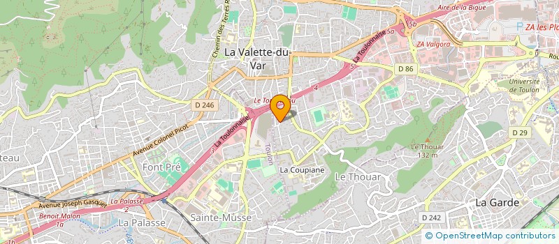 localisation de l'entreprise MONSIEUR LUCAS MONTEFERRARIO  LA VALETTE-DU-VAR