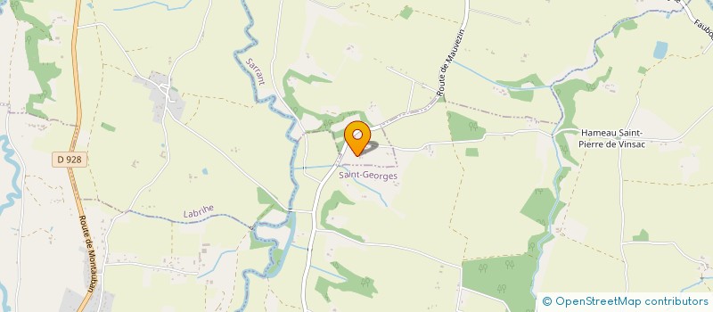 localisation de l'entreprise MONSIEUR LUCAS MONTEIL  SARRANT