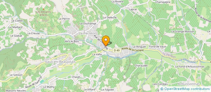 localisation de l'entreprise MONSIEUR LUCAS MOREIRA  LE PERREON