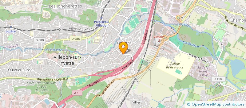 localisation de l'entreprise MONSIEUR LUCAS MORILHAT  VILLEBON-SUR-YVETTE