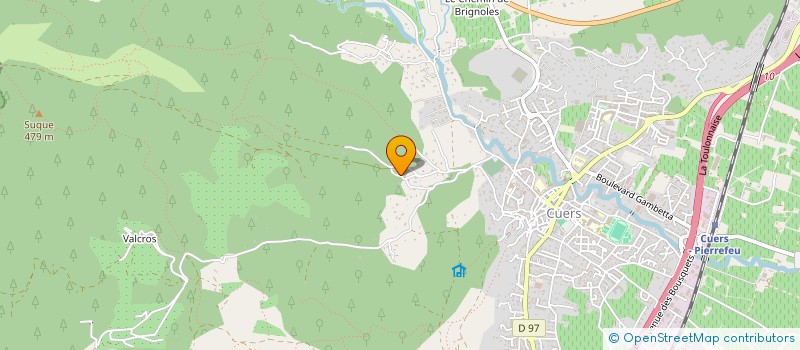 localisation de l'entreprise MONSIEUR LUCAS MUFFAT  CUERS