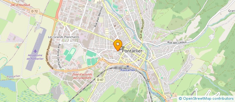 localisation de l'entreprise MONSIEUR LUCAS MYOTTE-DUQUET  PONTARLIER