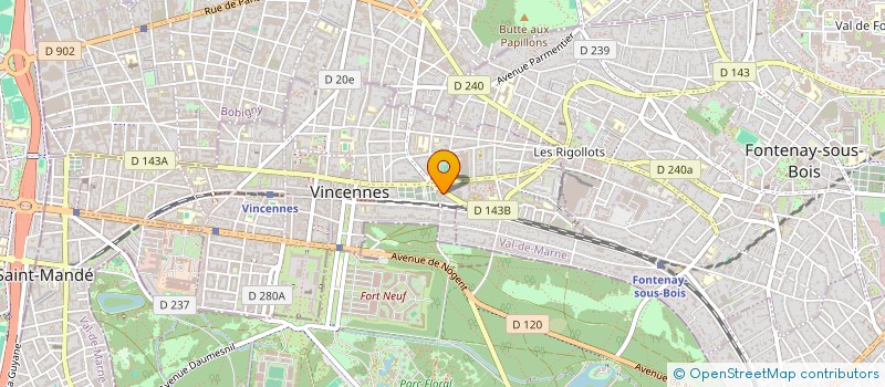 localisation de l'entreprise MONSIEUR LUCAS NECKHEIM  VINCENNES