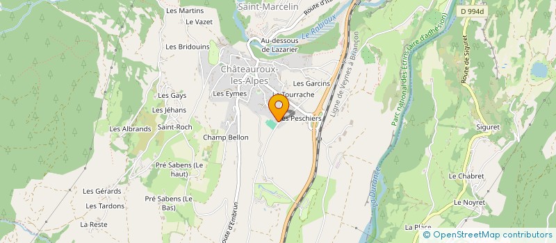 localisation de l'entreprise MONSIEUR LUCAS NERE  CHATEAUROUX-LES-ALPES