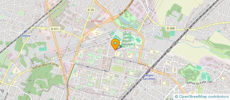 localisation de l'entreprise MONSIEUR LUCAS NGUYEN-DINH-BOCQUILLON  SARCELLES