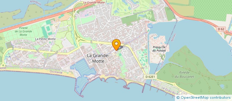 localisation de l'entreprise MONSIEUR LUCAS NOEL  LA GRANDE-MOTTE