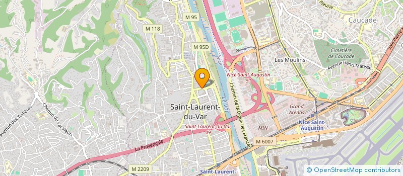 localisation de l'entreprise MONSIEUR LUCAS ORITI NIOSI à SAINT-LAURENT-DU-VAR