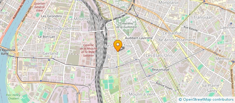 localisation de l'entreprise MONSIEUR LUCAS OUABARI  LYON