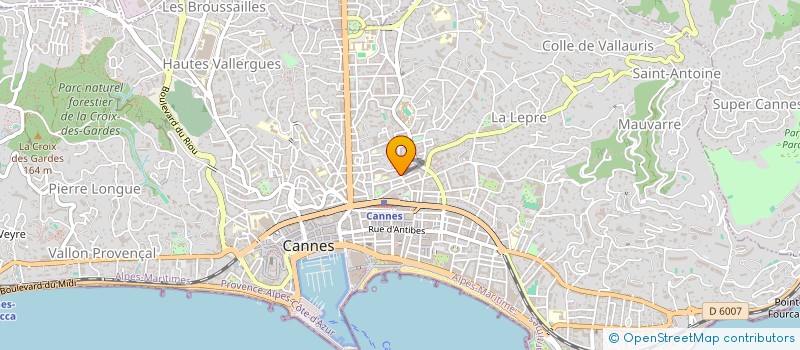 localisation de l'entreprise MONSIEUR LUCAS OUANICHE à CANNES