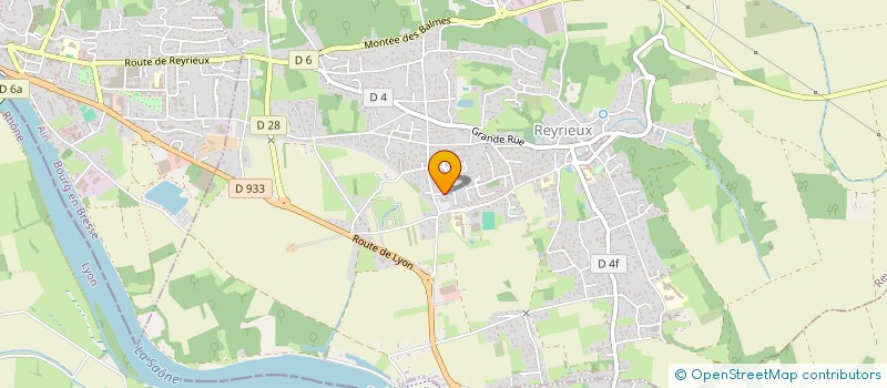 localisation de l'entreprise MONSIEUR LUCAS OUILLON à REYRIEUX