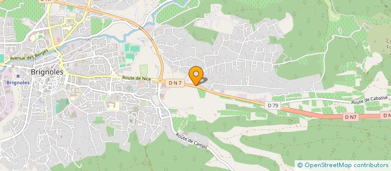 localisation de l'entreprise MONSIEUR LUCAS PAGES  BRIGNOLES