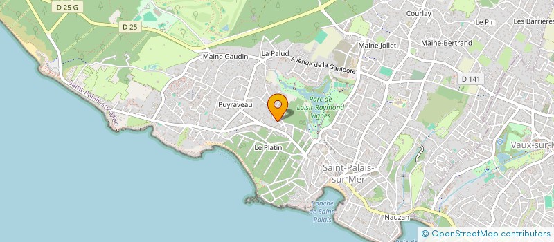 localisation de l'entreprise MONSIEUR LUCAS PARIOLLAUD  SAINT-PALAIS-SUR-MER