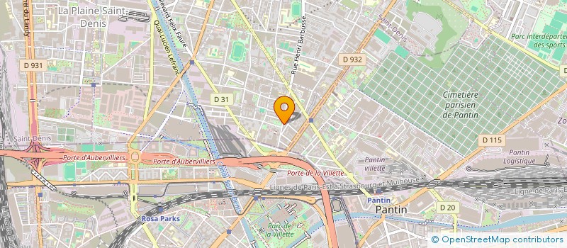 localisation de l'entreprise MONSIEUR LUCAS PARRA  AUBERVILLIERS