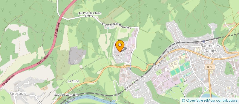 localisation de l'entreprise MONSIEUR LUCAS PARROD  BAUME-LES-DAMES