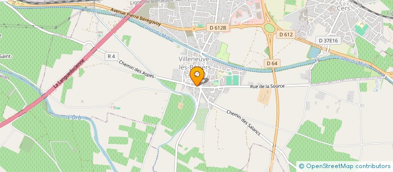 localisation de l'entreprise MONSIEUR LUCAS PASCAL à VILLENEUVE-LES-BEZIERS