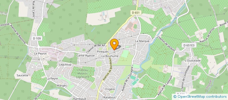 localisation de l'entreprise MONSIEUR LUCAS PATERNOTTE  LEOGNAN