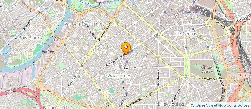 localisation de l'entreprise MONSIEUR LUCAS PATIN à LILLE
