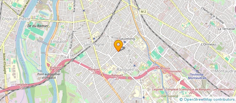 localisation de l'entreprise MONSIEUR LUCAS PAULIEN  TOULOUSE