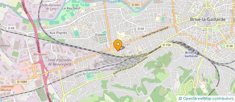 localisation de l'entreprise MONSIEUR LUCAS PAULOS ADLER  BRIVE-LA-GAILLARDE