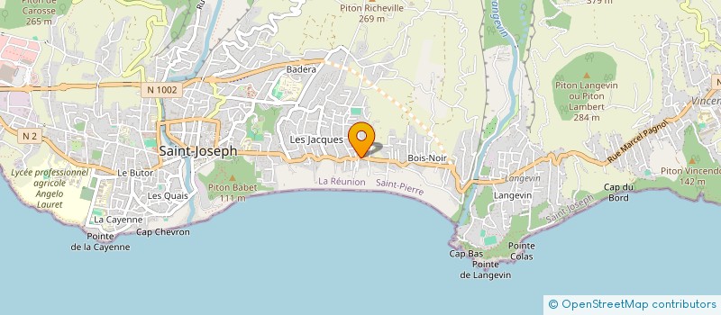 localisation de l'entreprise MONSIEUR LUCAS PAYET à SAINT-JOSEPH